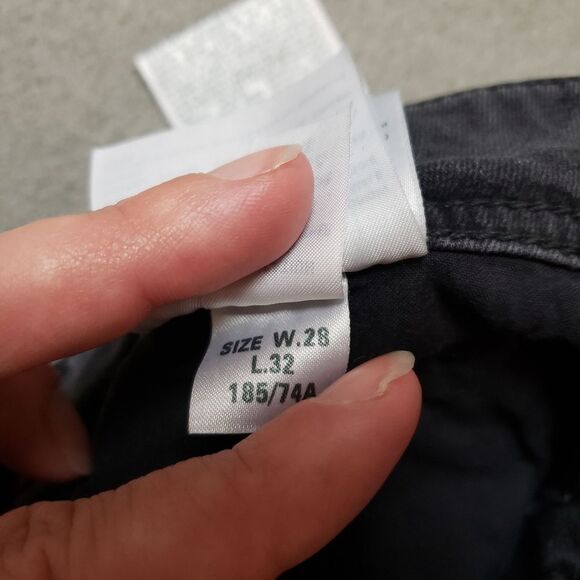 Men's Diesel - Charcoal Diesel Sleenker Slim Jeans - Picture 10 of 16